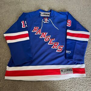 Reebok New York Rangers‎ Scott Gomez Jersey Authentic Blue Hockey NHL Men’s XXL